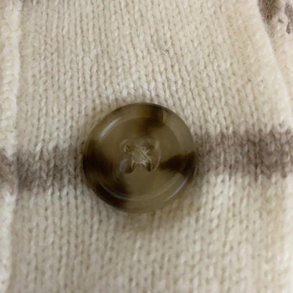 Banana Republic Luxury Cable Knit Striped Sweater Cardigan - Size XS - Picture 6 of 9